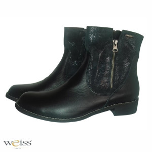 Luxusní kotníkové boty - WK-723-BL